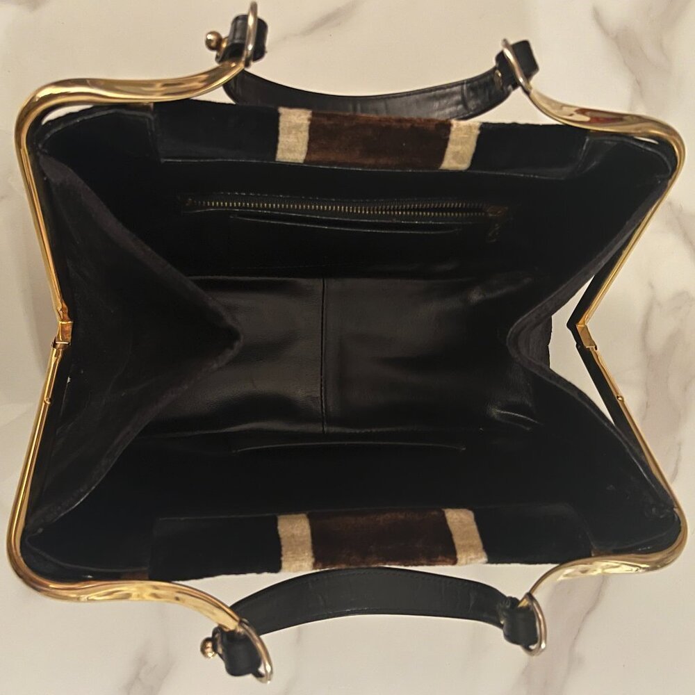 Vintage Roberta di Camerino Bagonghi Velvet Frame Bag - Picture 13 of 15